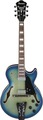 Ibanez GB10EM-JBB (jet blue burst) Guitares électriques Archtop Jazz