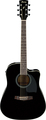 Ibanez PF15ECE-BK (black) Guitarra Western com fraque, sem coletor