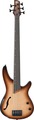 Ibanez SRH505F (natural brown burst flat) Bassi Elettrici a 5 Corde Fretless