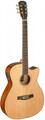 J.N Guitars BES-ACE N (natural) Guitares acoustiques Cutaway avec micro