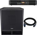 JB Systems Vibe 18 SUB MKII Bundle (w/amp and speakon cable)