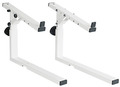 K&M 18811 Stacker (pure white) Attachment Arms for Keyboard Table Stand