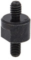 K&M 23721 Threaded bolt Black Passivated 1/4''x31.5 mm Adaptador para Suporte de Microphone