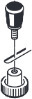 Clamping bolts for Laptop-Ständer 12185 (black, 1 piece)