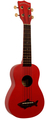 Kala Makala Soprano Ukulele (red - shark) Ukulele Soprano