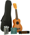 Kala Satin Mahogany Soprano Ukulele Starter Kit Ukulele Soprano