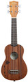 Kala Satin Mahogany Soprano with Hawaiian Islands / KA KA 15 S H2 (with bag) Sopran-Ukulelen