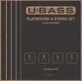 Kala U-Bass Flatwound String Set / by Gallistrings Jogo de 4-Cordas para Baixo Acústico