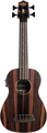 Kala U-Bass Striped Ebony Fretted (incl. deluxe bag)