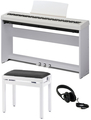 Kawai ES-110 Bundle (white, w/stand, pedal, bench, headphones) Pianos Numériques