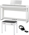 ES-520 Bundle (white w/stand, pedal, bench, headphone)