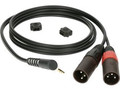 Klotz AY9A-0100 / cable angled mini jack 3.5 mm - 2 x XLR Male (1m)