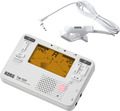 Korg TM-70C Combo Tuner Metronome & Contact Microphone (white) Accordatori con Metronomo