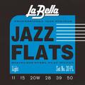 La Bella 20PL Jazz Flats Light Stainless Steel Flat Wound (11-50)