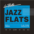 La Bella 20PM Jazz Flats Medium Stainless Steel Flat Wound (13-53)
