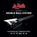 La Bella S1046 Regular Double Ball Electric Guitar Strings (10-46) Double Ball-End Electric Guitar Strings