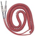 Lava Cable Retro Coil / 7.5m/MR (metallic red, straight to straight)