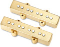 MEC Passive J/J-Style Bass Pickup Set / 4-String (brushed gold)