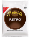 Martin Retro Monel Strings (light / .012-.054) Gitarren Saitensätze western/akustik