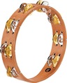 Meinl TA2M-SNT Wood Tambourine (super natural - dual alloy jingles - 2 rows) Tambourines with Jingles