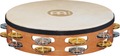 Meinl TAH2M Headed Wood Tambourine (super natural - dual-alloy jingles - 2 rows)