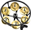 Meinl THH1B-BK Hi-Hat Tambourine (Brass Jingles - Black)