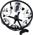 Meinl THH1BK Hi-Hat Tambourine (Steel Jingles - Black)