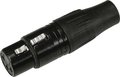 Neutrik NC3FXY (Schwarz) XLR Connectors (Female)