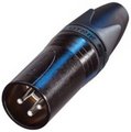 Neutrik NC3MXX (Black Argentum) Kabelstecker XLR 3Pol male