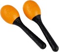 Nino Plastic Egg Maracas Pair (orange) Maracas