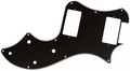 PRS S2 Singlecut Standard Pickguard, 3-Ply (black, white, black)