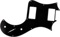 PRS S2 Starla Pickguard, 3-Ply (black, white, black)