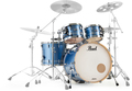 Pearl MCT924XEP/C837 Masters Maple Complete 4 pc Shell Pack (chrome contrail) Akustik-Schlagzeugsets 22&quot; Bassdrum