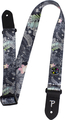 Perri's 1.5' Maui and Sons Printed Seatbelt Uke Strap (hidden garden) Correia de Guitarra