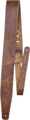 Perri's 2.5' Baseball Leather Guitar Strap (tan)