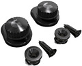 Planet Waves PW-SLS-01 Universal Strap Lock System (Black) Tragband Strap-Locks