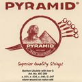 Pyramid Bariton Ukulele 4-String Nylon (49 cm) Jeux de cordes pour ukulélé