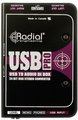 Radial USB-Pro Cajas de inyección directa activa