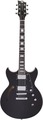 Reverend Guitars Manta Ray HB (midnight black) Semi-Hollowbody Electric Guitars