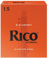 Rico Orange Eb Clarinet #1.5 / Unfiled (strength 1.5, 10 pack)