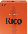Rico Orange Eb Clarinet #2 / Unfiled (strength 2.0, 10 pack)