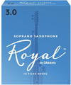 Rico Royal Sopran-Sax #3 / Filed (strength 3.0, 10 pack)