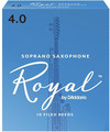 Rico Royal Sopran-Sax #4 / Filed (strength 4.0, 10 pack)