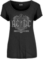 Rock Off AC/DC Ladies T-Shirt: Black Ice (size S)