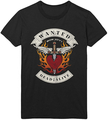 Rock Off Bon Jovi Unisex T-Shirt: Wanted Flames (size XXL)