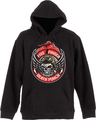 Rock Off FFDP Unisex Pullover Hoodie Bomber Patch L (black) Hoodies L