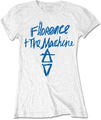 Rock Off Florence & The Machine Ladies T-Shirt: Hand Drawn (size XL)
