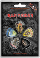 Rock Off Iron Maiden Plectrum Pack The Faces Of Eddie Signature + Labelled Pick Sets