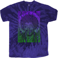 Rock Off Jimi Hendrix Unisex T-Shirt: Swirly Text (size S)