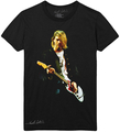 Rock Off Kurt Cobain Unisex T-Shirt: Guitar Photo Colour (size XL)